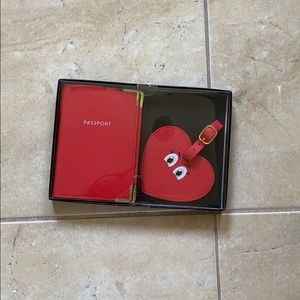 Passport holder travel set